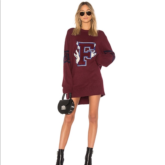 Puma Sweaters - Fenty x puma varsity letter sweater dress